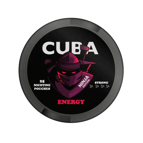 Cuba Ninja Energy Extra Strong Nicotine Pouches - Slim Format