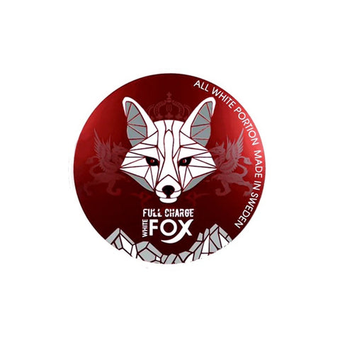 White Fox Full Charge Strong Nicotine Pouches - Slim Format