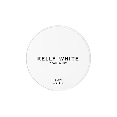 Kelly White Cool Mint Normal Nicotine Pouches - SLIM Format