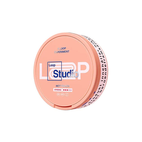 LOOP Hot Peach Strong Nicotine Pouches - Slim Format