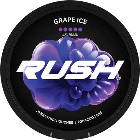 Rush Grape Ice Extra Strong Nicotine Pouches - Slim Format