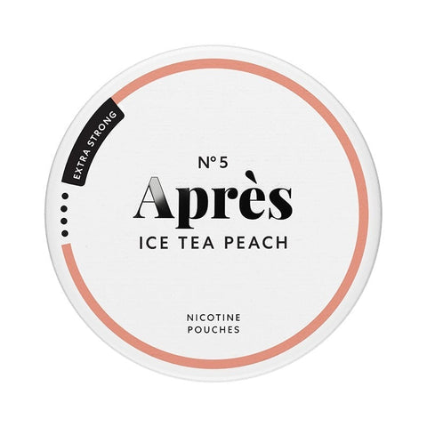 APRÈS Ice Tea Peach Extra Strong Nicotine Pouches - Slim Format