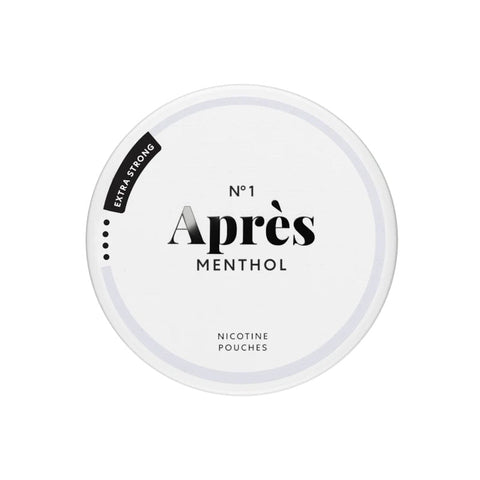 APRÈS Menthol Normal Nicotine Pouches - Slim Format