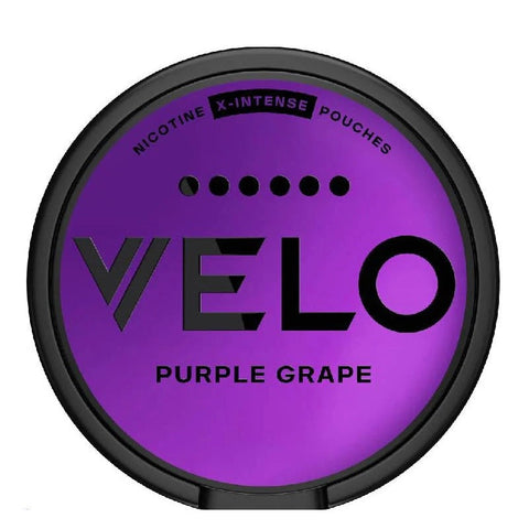Velo Purple Grape Strong Nicotine Pouches - SLIM Format