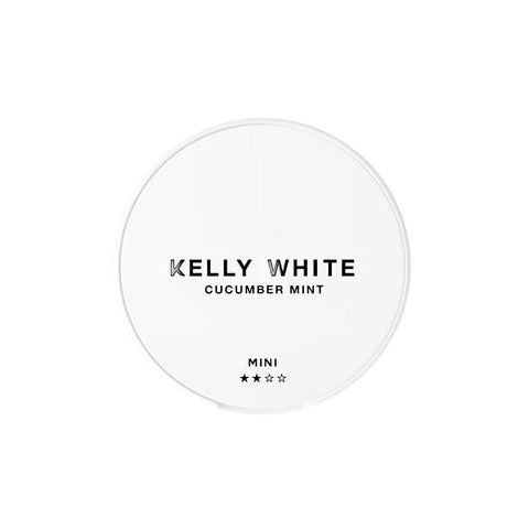 Kelly White cucumber mint Light Nicotine Pouches - MINI Format