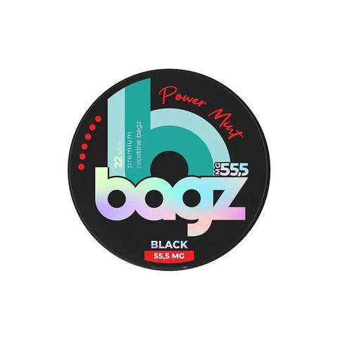 BAGZ Power Mint Extra Strong Nicotine Pouches - Slim Format