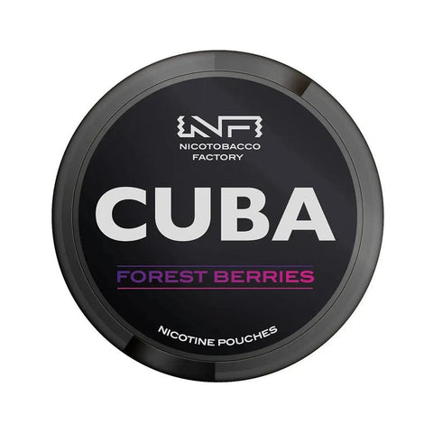 Cuba Black Forest Berries Extra Strong Nicotine Pouches - Slim Format
