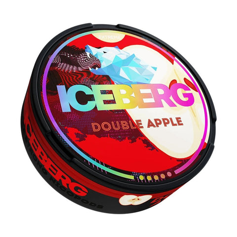ICEBERG Extreme - Double Apple (77mg) - Extra Strong SLIM Nicotine Pouches | Buy Online UK
