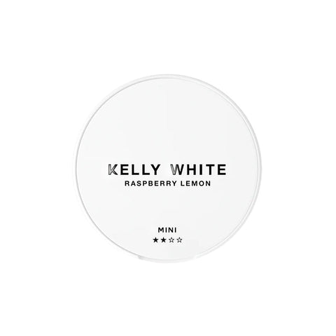 Kelly White Raspberry Lemon Light Nicotine Pouches - MINI Format