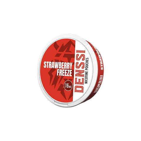 DENSSI Strawberry Freeze Strong Nicotine Pouches - Slim Format