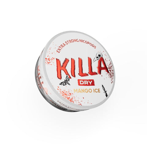 Killa Dry Mango Ice Strong Nicotine Pouches - SLIM Format