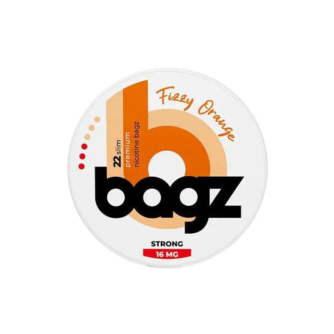 BAGZ Fizzy Orange Strong Nicotine Pouches - Slim Format