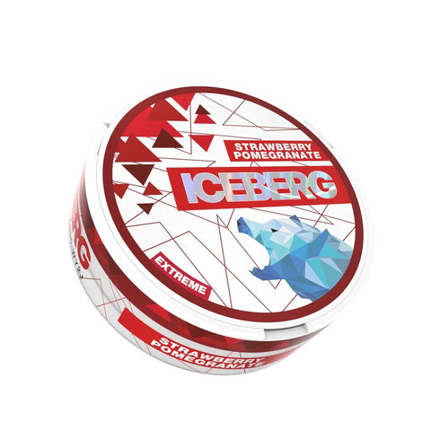 ICEBERG - Strawberry Pomegranate (35mg) - Extra Strong SLIM Nicotine Pouches | Buy Online UK