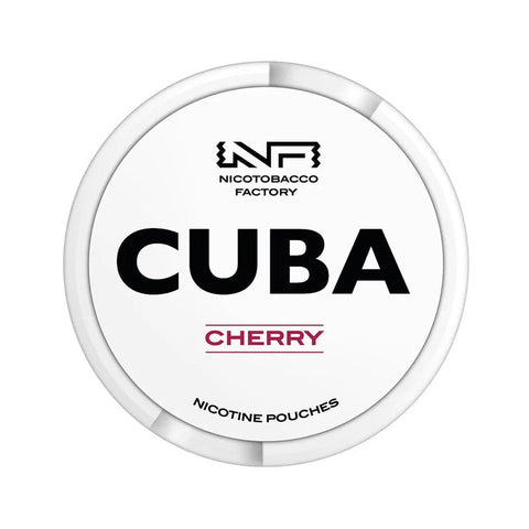 Cuba White Cherry Strong Nicotine Pouches - Slim Format