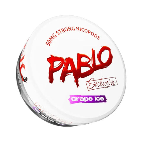 Pablo Grape Ice Extra Strong Nicotine Pouches - SLIM Format