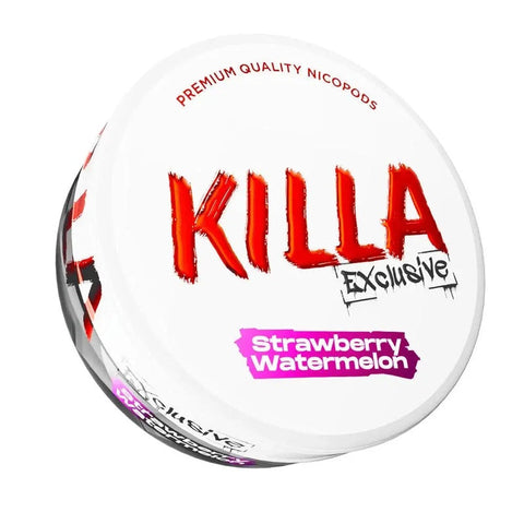 Killa Strawberry Watermelon Strong Nicotine Pouches - SLIM Format