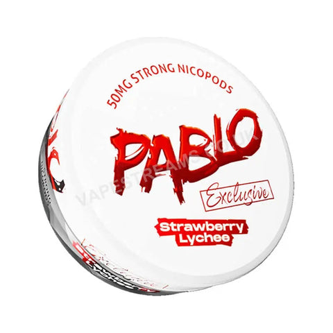 Pablo Strawberry Lychee Extra Strong Nicotine Pouches - SLIM Format