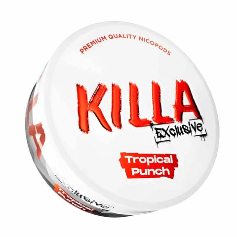 Killa Tropical Punch Strong Nicotine Pouches - SLIM Format