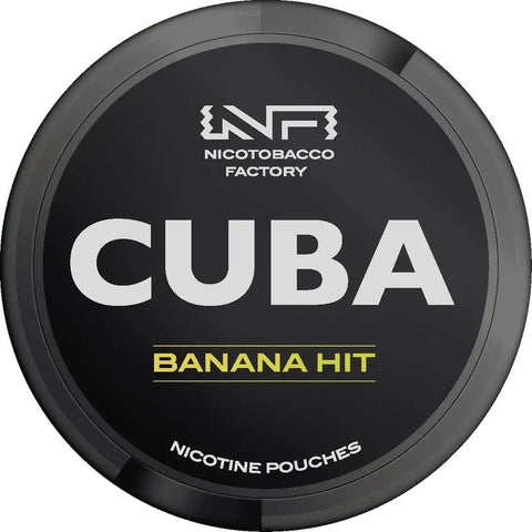 Cuba Black Banana Hit Extra Strong Nicotine Pouches - Slim Format