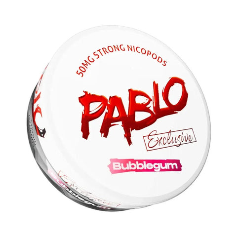 Pablo Bubblegum Extra Strong Nicotine Pouches - SLIM Format