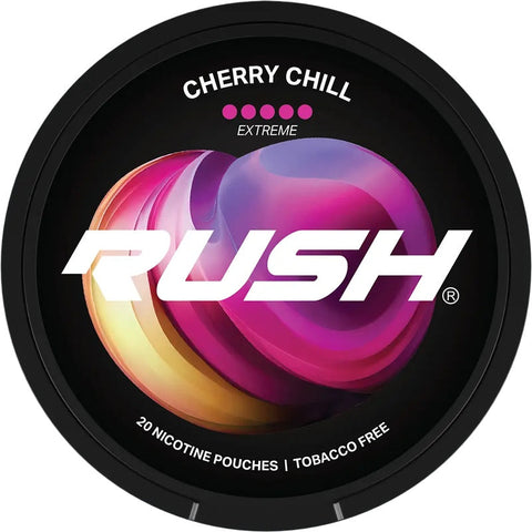 Rush Cherry Chill Extra Strong Nicotine Pouches - Slim Format