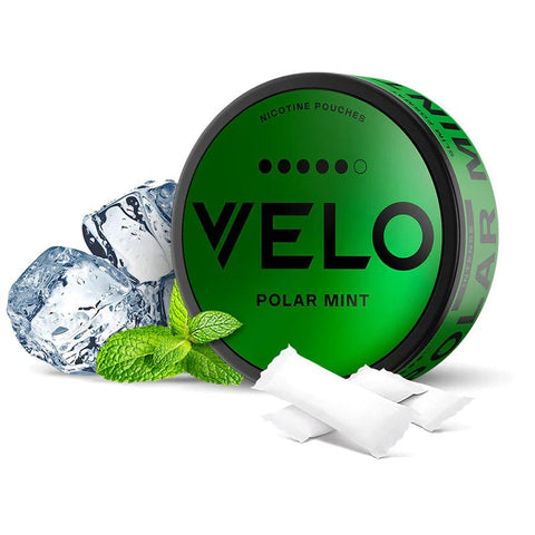Velo Polar Mint Normal Nicotine Pouches - SLIM Format