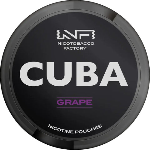 Cuba Black Grape Extra Strong Nicotine Pouches - Slim Format