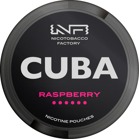 Cuba Black Raspberry Extra Strong Nicotine Pouches - Slim Format