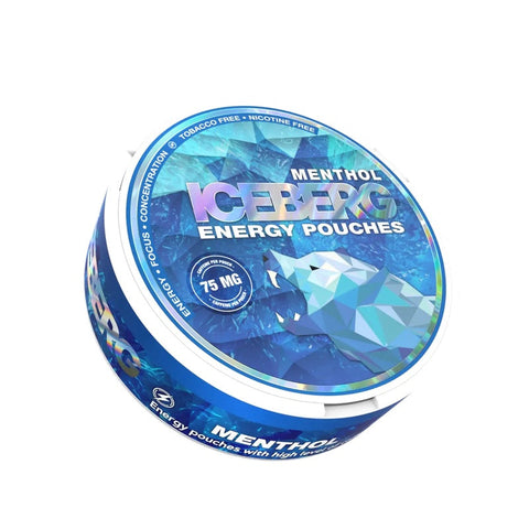 ICEBERG Energy - Menthol (75mg) - SLIM Caffeine Pouches | Buy Online UK