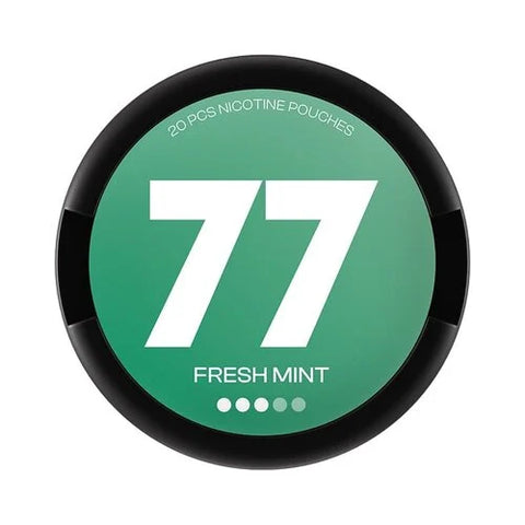 77 Fresh Mint Strong Nicotine Pouches - Slim Format