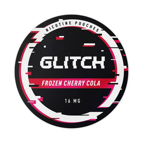 GLITCH Frozen Cherry Cola Strong Nicotine Pouches - Slim Format