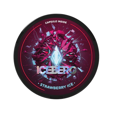 ICEBERG - Strawberry Ice (35mg) - Extra Strong SLIM Nicotine Pouches | Buy Online UK