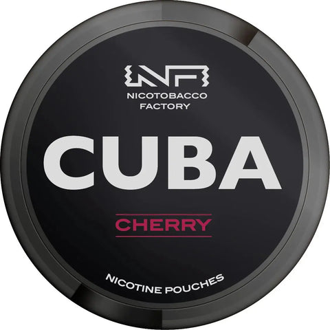 Cuba Black Cherry Extra Strong Nicotine Pouches - Slim Format