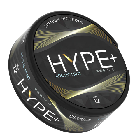 HYPE+ Strong - Arctic Mint (12mg) - Strong SLIM Nicotine Pouches | Buy Online UK