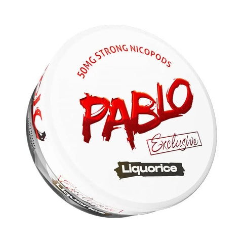 Pablo Liquorice Extra Strong Nicotine Pouches - SLIM Format
