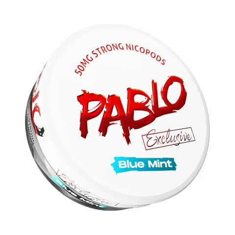 Pablo Blue Mint Extra Strong Nicotine Pouches - SLIM Format