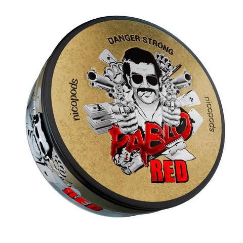 Pablo Red Extra Strong Nicotine Pouches - SLIM Format