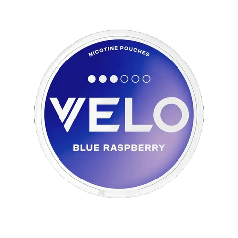 Velo Blue Raspberry Light Nicotine Pouches - SLIM Format