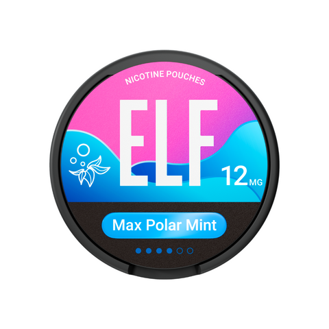 ELF - Max Polar Mint (12mg) - Strong SLIM Nicotine Pouches | Buy Online UK
