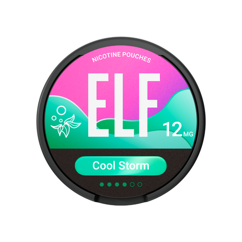 ELF - Cool Storm (12mg) - Strong SLIM Nicotine Pouches | Buy Online UK