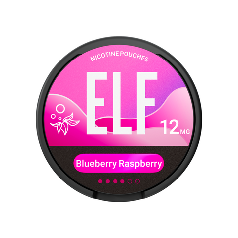ELF - Blueberry Raspberry (12mg) - Strong SLIM Nicotine Pouches | Buy Online UK