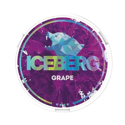 ICEBERG - Grape (35mg) - Extra Strong SLIM Nicotine Pouches | Buy Online UK