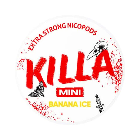 Killa Mini Banana Ice Strong Nicotine Pouches - MINI Format