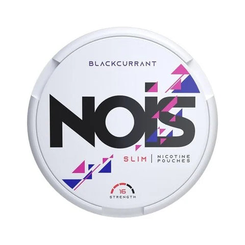 NOIS Blackcurrant Normal Nicotine Pouches - SLIM Format