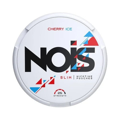 NOIS Cherry Ice Strong Nicotine Pouches - SLIM Format