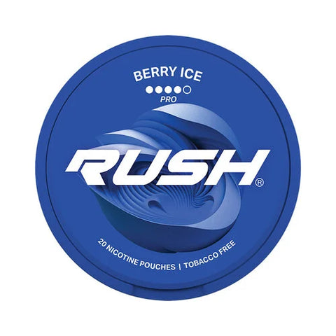 Rush Berry Ice Strong Nicotine Pouches - Slim Format