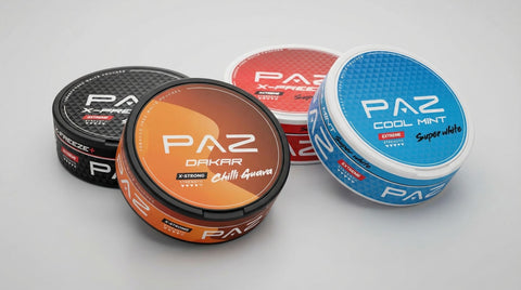 PAZ nicotine pouches collection banner